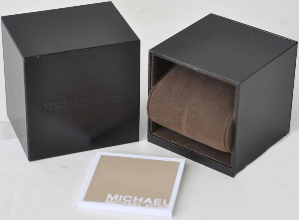 NEW Authentic Michael Kors Runway Glitz Gold Plated Ladies Watch MK 5166
