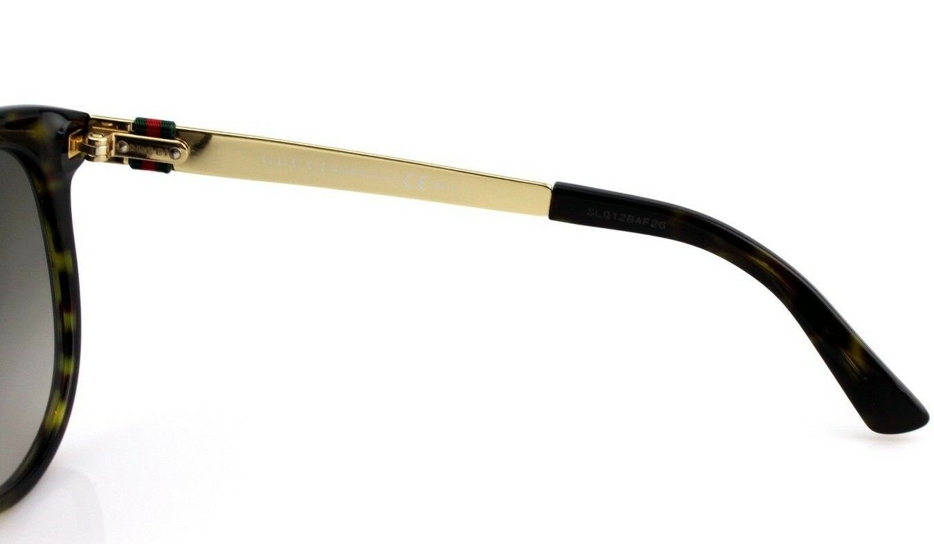RARE NEW Genuine GUCCI Dark Havana Gold Brown Sunglasses GG 3784/S ANT HA