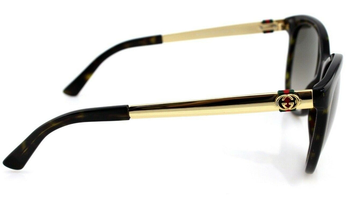 RARE NEW Genuine GUCCI Dark Havana Gold Brown Sunglasses GG 3784/S ANT HA