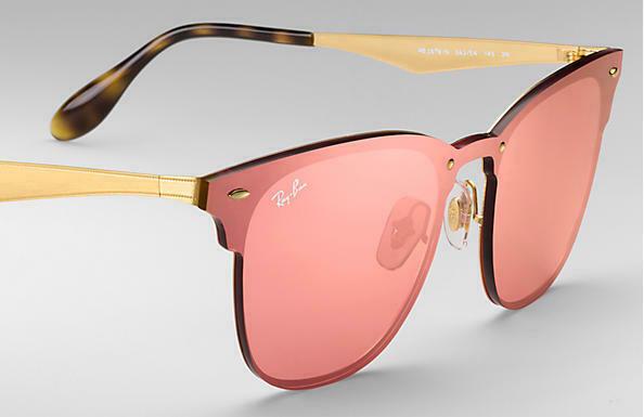 Ray-Ban Blaze Clubmaster Unisex Sunglasses RB 3576N 043/E4 3