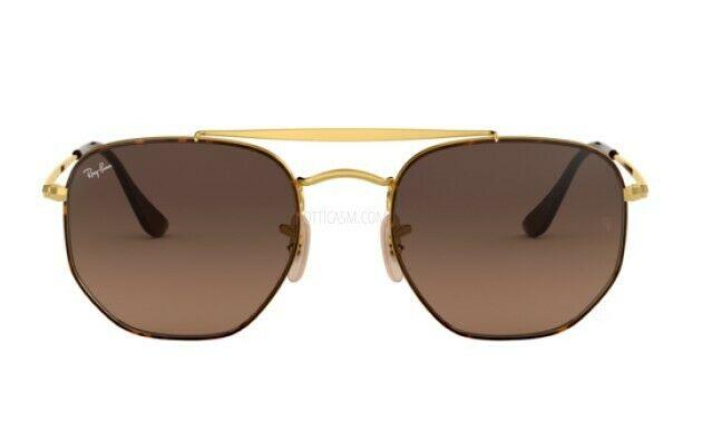 Ray-Ban Marshal Hexagonal Unisex Sunglasses RB3648 910443 1