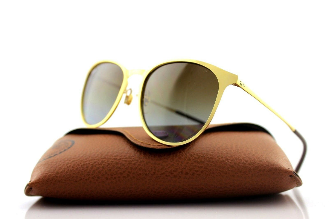 Ray-Ban Erika Metal Matte Gold Sunglasses RB3539 112/T5