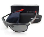 TAG Heuer 27 Degrees Wrap Unisex Polarized Sunglasses TH 6023 802 65mm 6