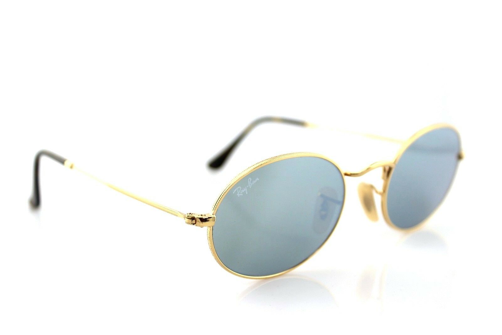 Ray-Ban Oval Flat Lenses Unisex Sunglasses RB 3547N 001/30 51 3