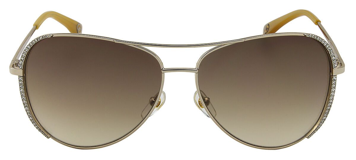 RARE Genuine MICHAEL KORS Sadie Ladies Metal Aviator Sunglasses MK M 2062 S 717