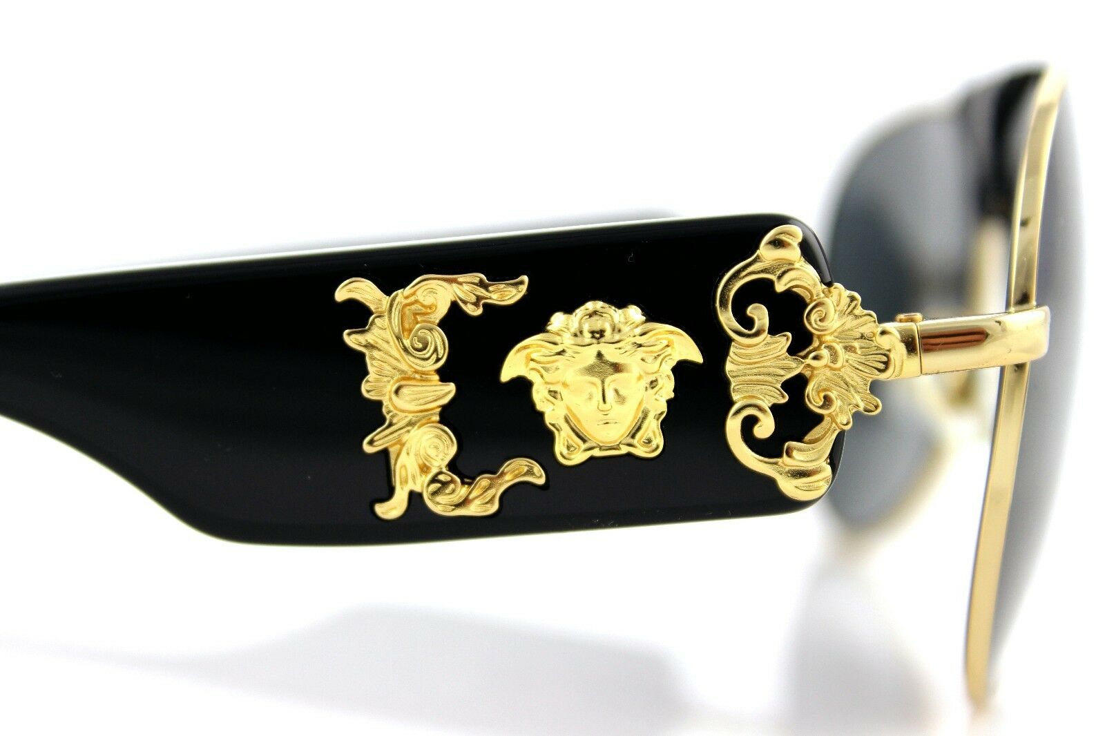 Versace Runway Medusa Aviator Unisex Sunglasses VE 2150Q 1002/87 6