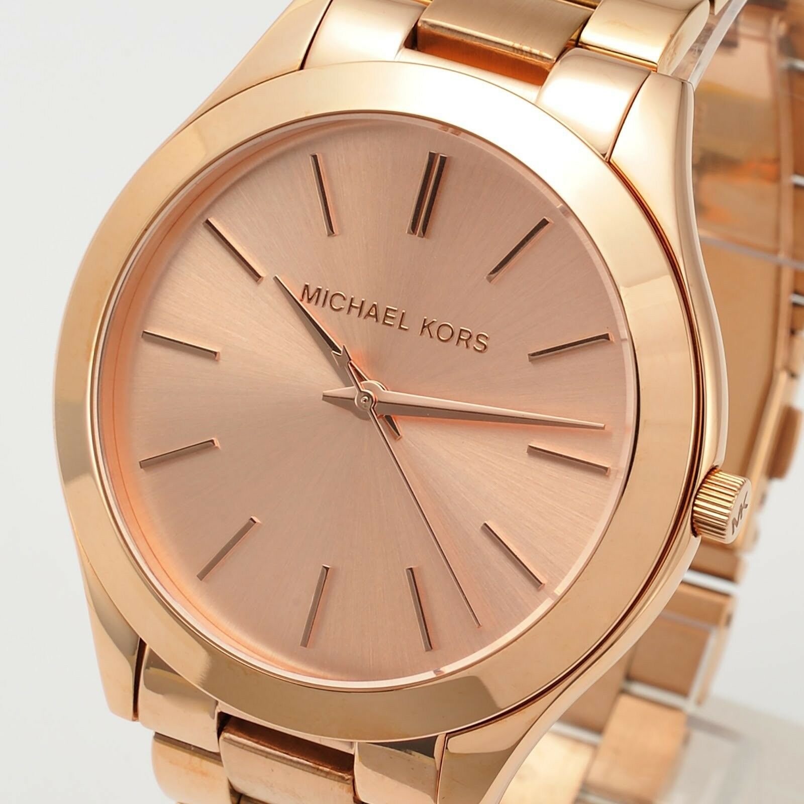 Michael Kors Slim Runway Rose Gold Tone Women's Watch MK3197