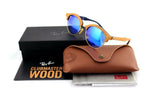 Ray-Ban Clubround Wood Unisex Sunglasses RB 4246M 1180/7Q 1
