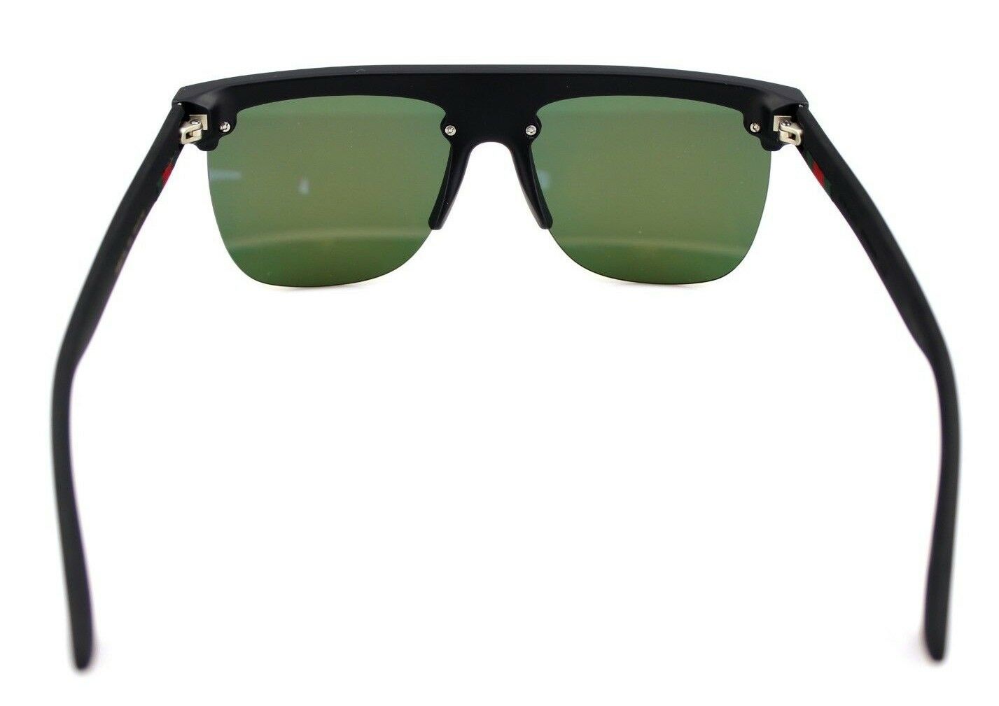 RARE NEW Genuine GUCCI Black Orange Gold Mirror Pilot Sunglasses GG 0171S 001