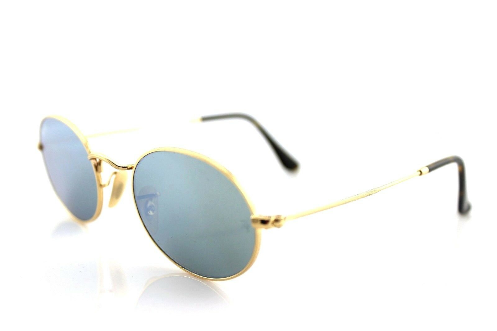 Ray-Ban Oval Flat Lenses Unisex Sunglasses RB 3547N 001/30 51 4