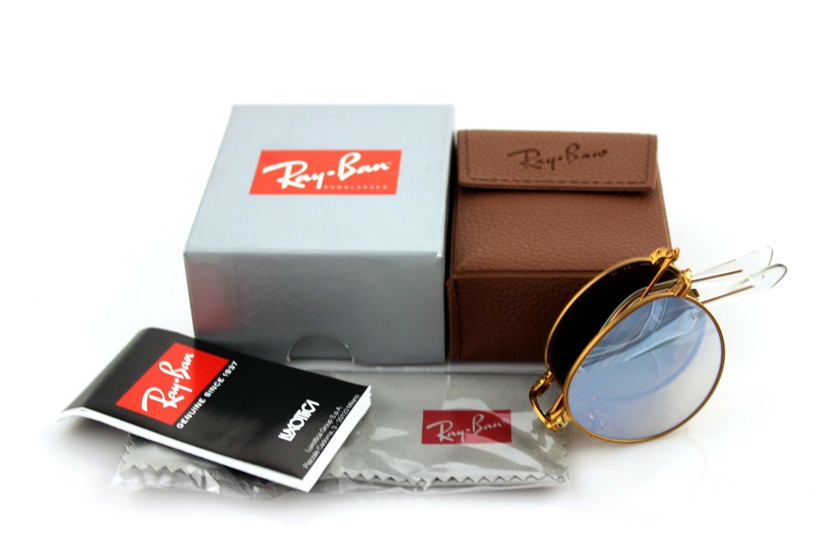 Ray-Ban Folding Unisex Sunglasses RB 3532 198/9U 1