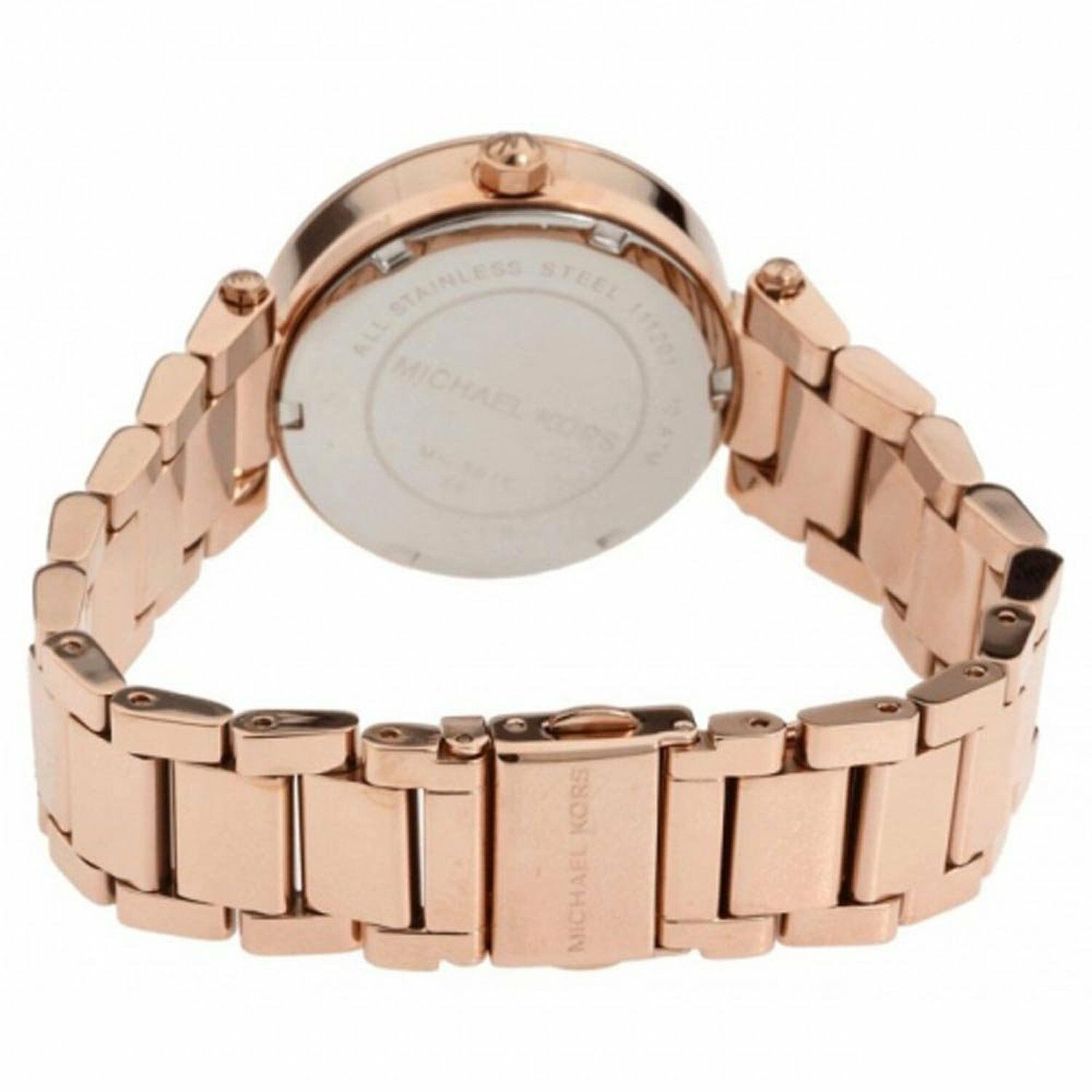 Michael Kors Parker Chronograph Rose Gold-Tone Ladies Watch MK5491