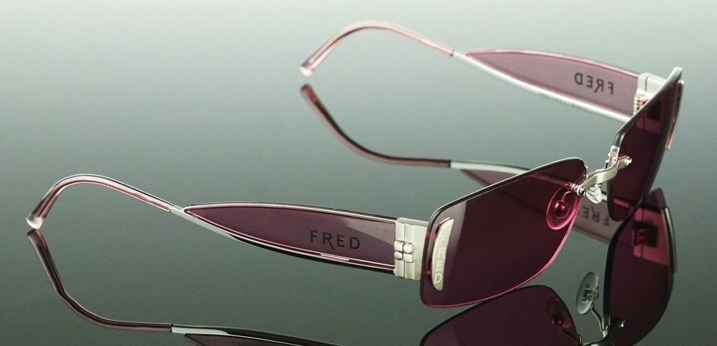 Fred Lunettes Palladium Plated Designer Marine Women's Sunglasses P F1 908 2