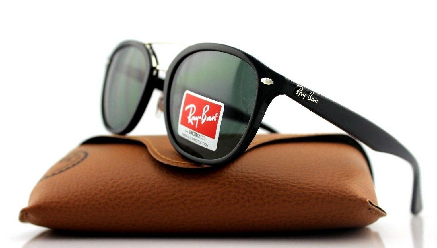 Ray-Ban Double Bridge Unisex Sunglasses RB2183 901/71 1
