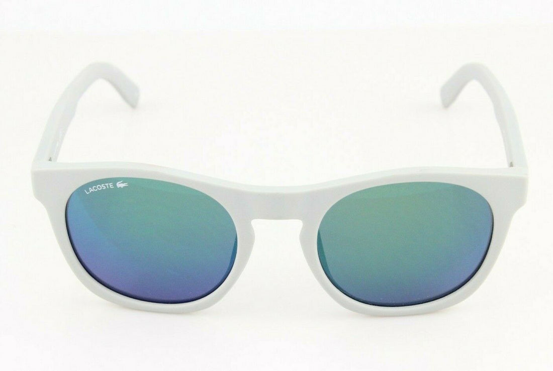 New Genuine LACOSTE SUNS Matte Grey Green Mirror Lens Sunglasses L868S 0035