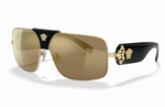 Versace Squared Baroque Unisex Sunglasses VE 2207Q 10025