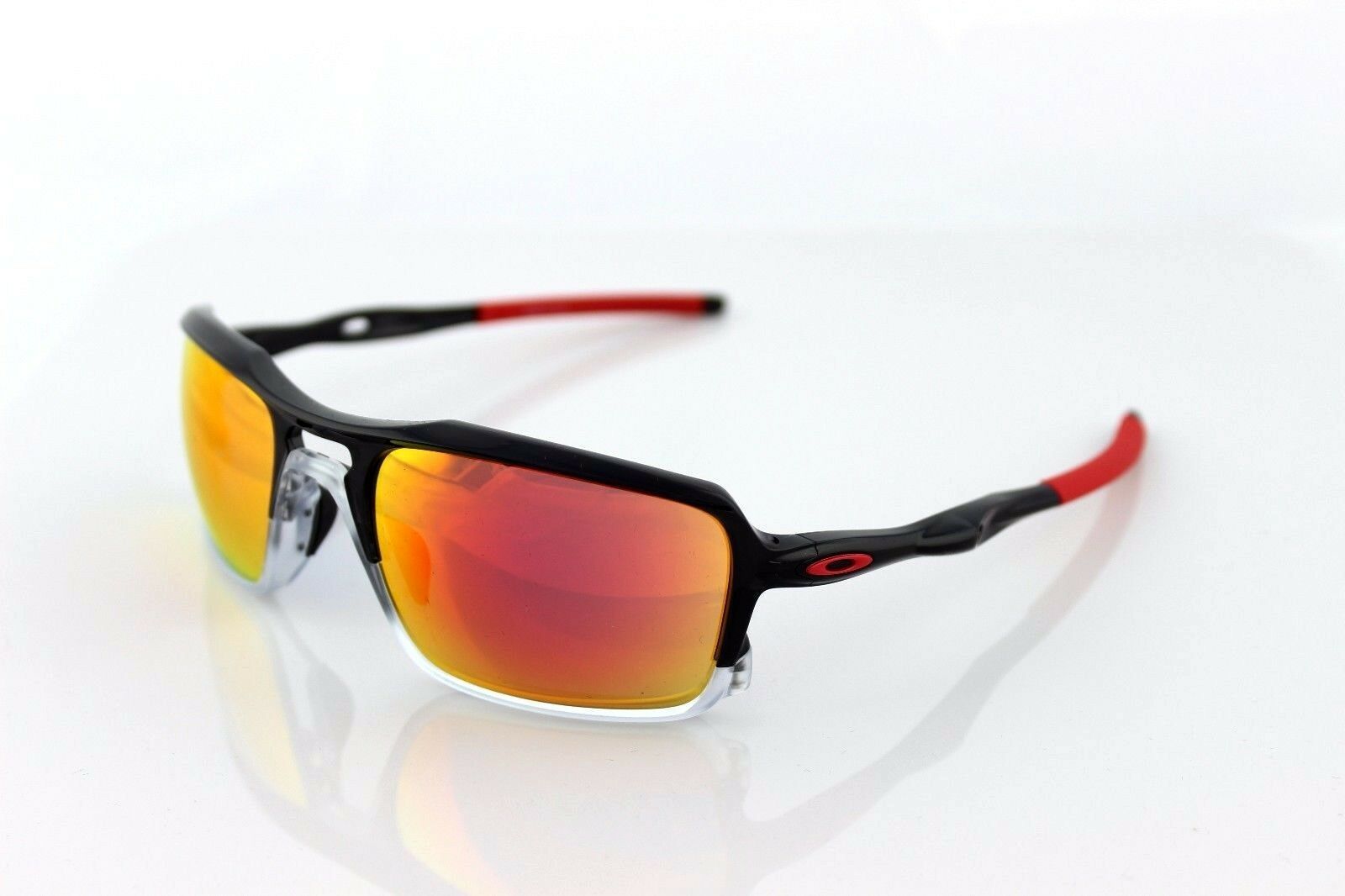 NEW Authentic OAKLEY TRIGGERMAN Black Ink Ruby Iridium Sunglasses OO 9266-10