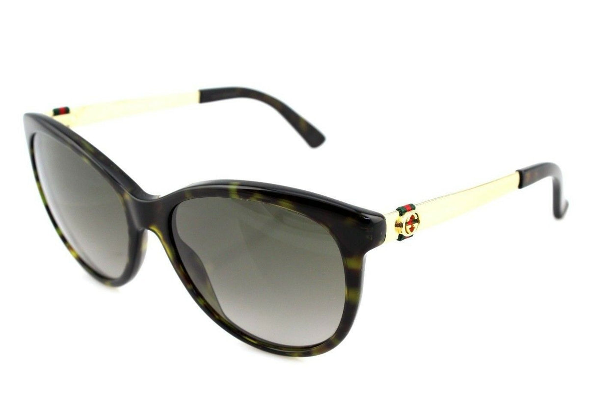 RARE NEW Genuine GUCCI Dark Havana Gold Brown Sunglasses GG 3784/S ANT HA