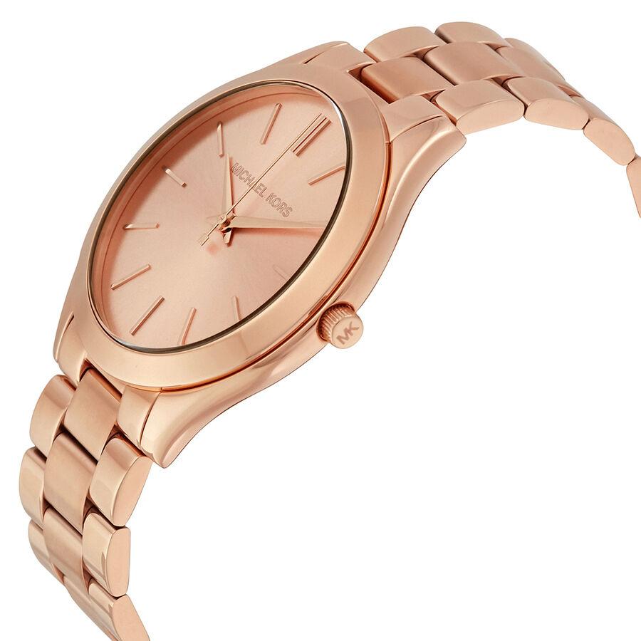 Michael Kors Slim Runway Rose Gold Tone Women's Watch MK3197