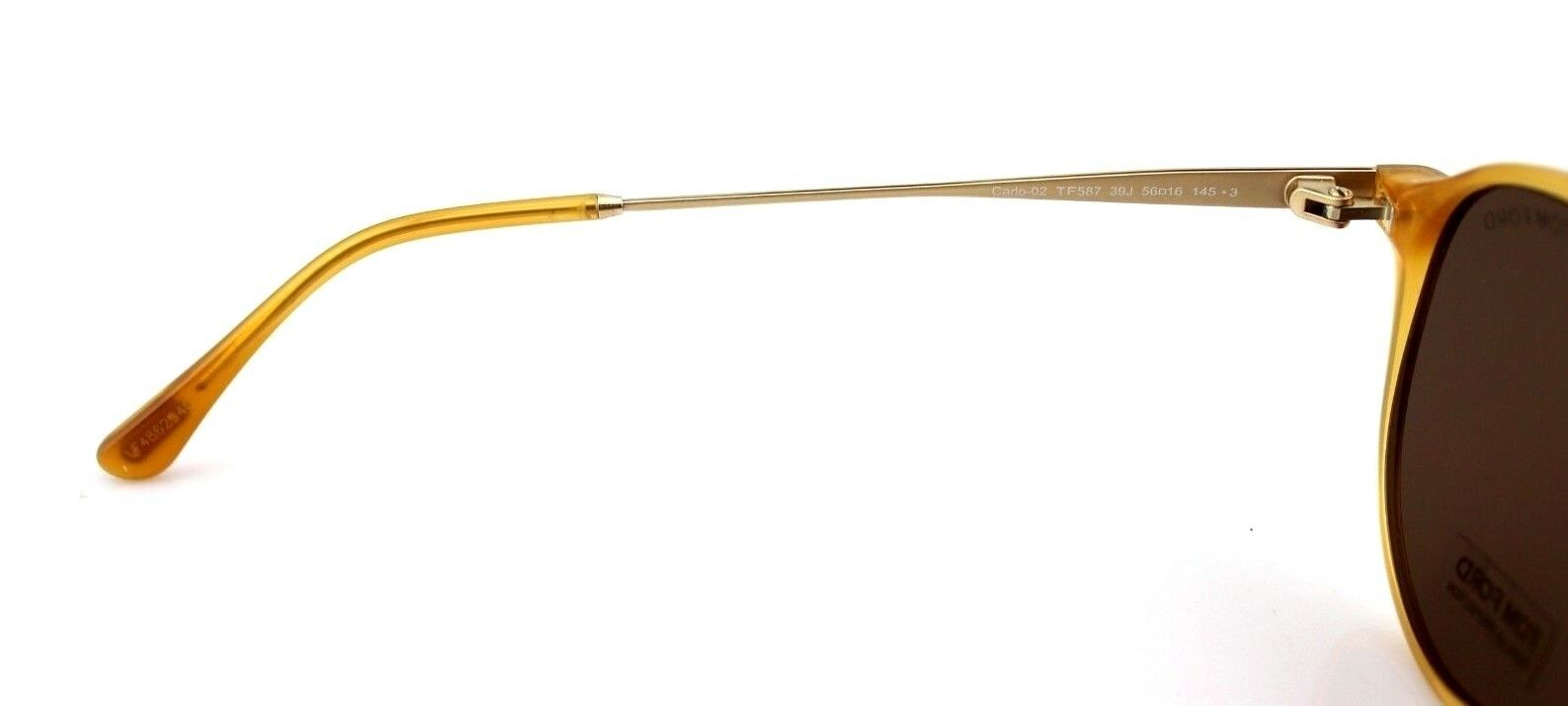 Tom Ford Carlo-02 Unisex Sunglasses TF 587 FT 0587 39J 56