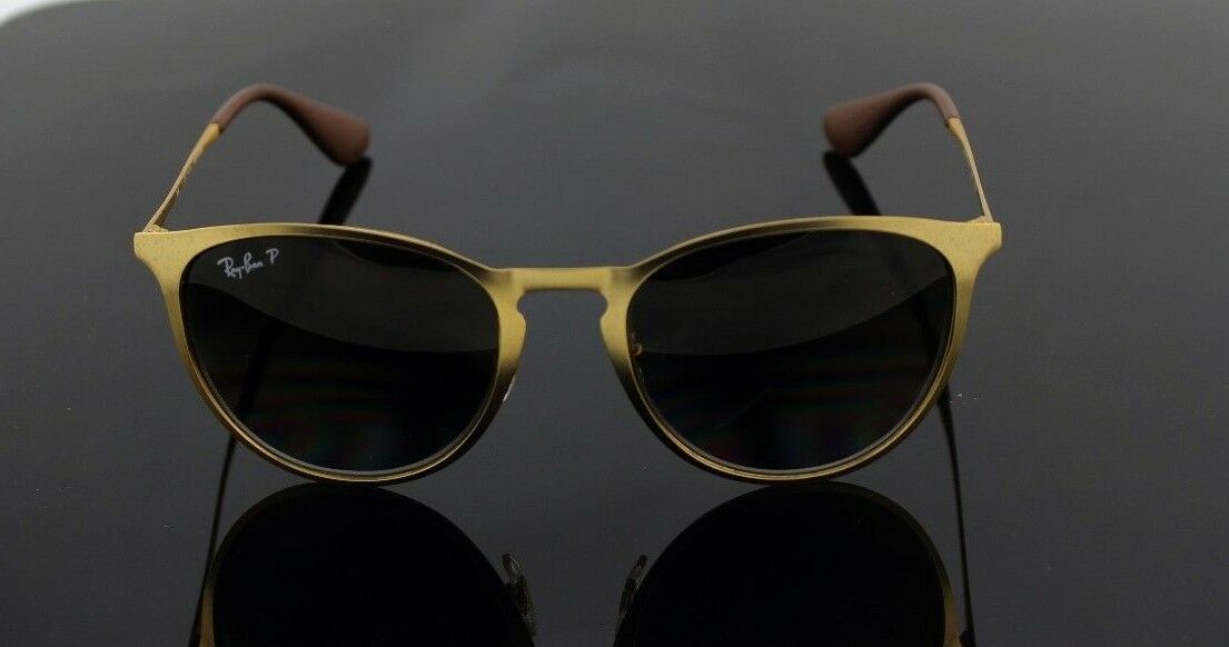 Ray-Ban Erika Metal Matte Gold Sunglasses RB3539 112/T5