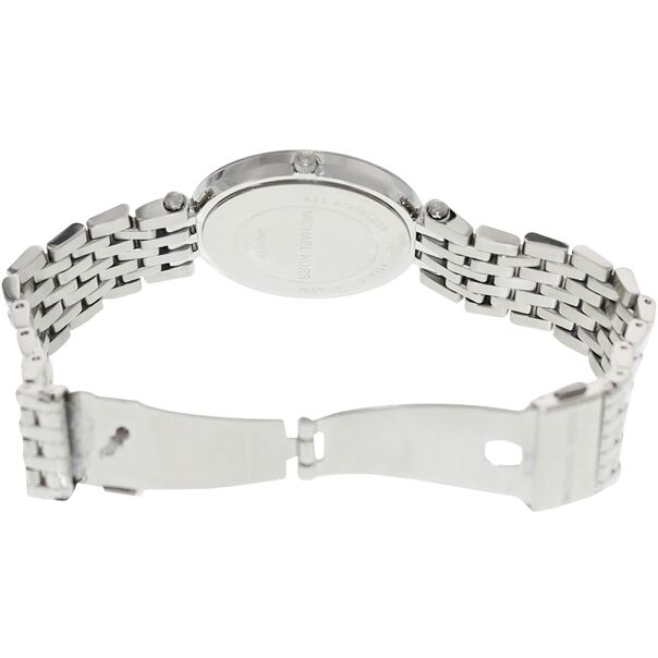 Michael Kors Darci Rose Dial Silver Tone Glitz Ladies Watch MK3218