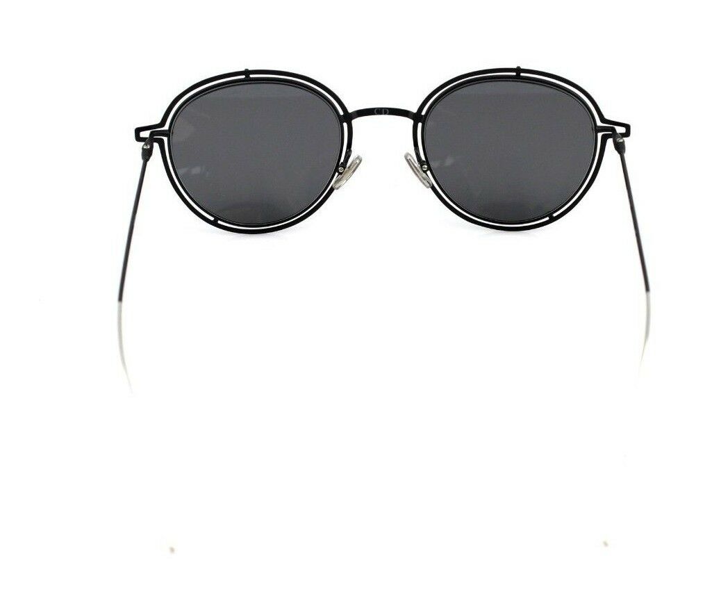 Christian DIOR Homme 0210S Black Round Sunglasses S8JY1
