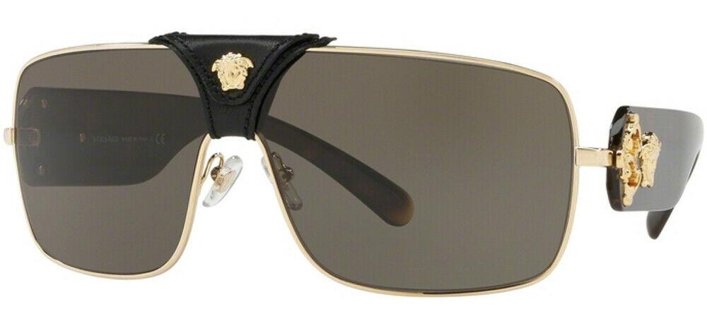 Versace Squared Baroque Unisex Sunglasses VE 2207Q 10023