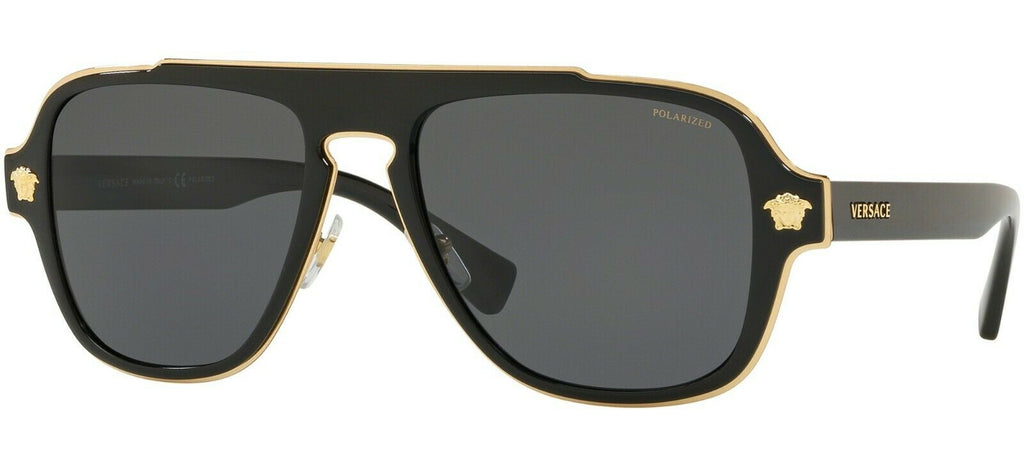 Versace Medusa Charm Polarized Unisex Sunglasses VE 2199 100281