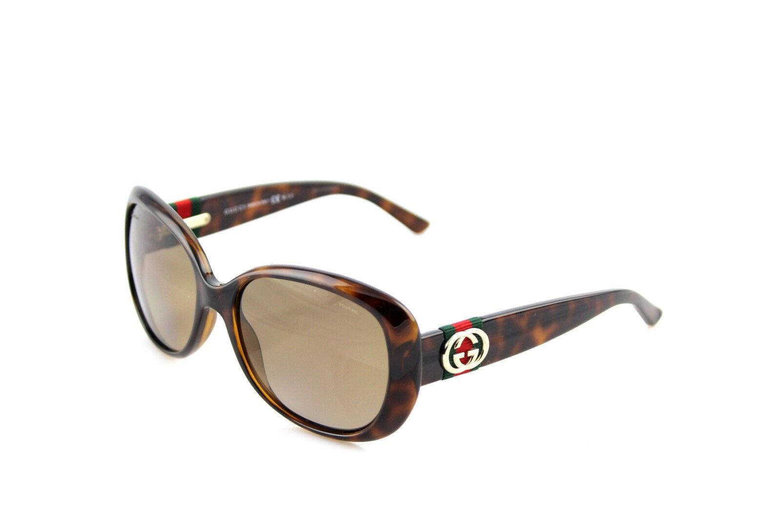 POLARIZED RARE New Genuine GUCCI Havana Brown Womens Sunglasses GG 3644/S DWJ LA