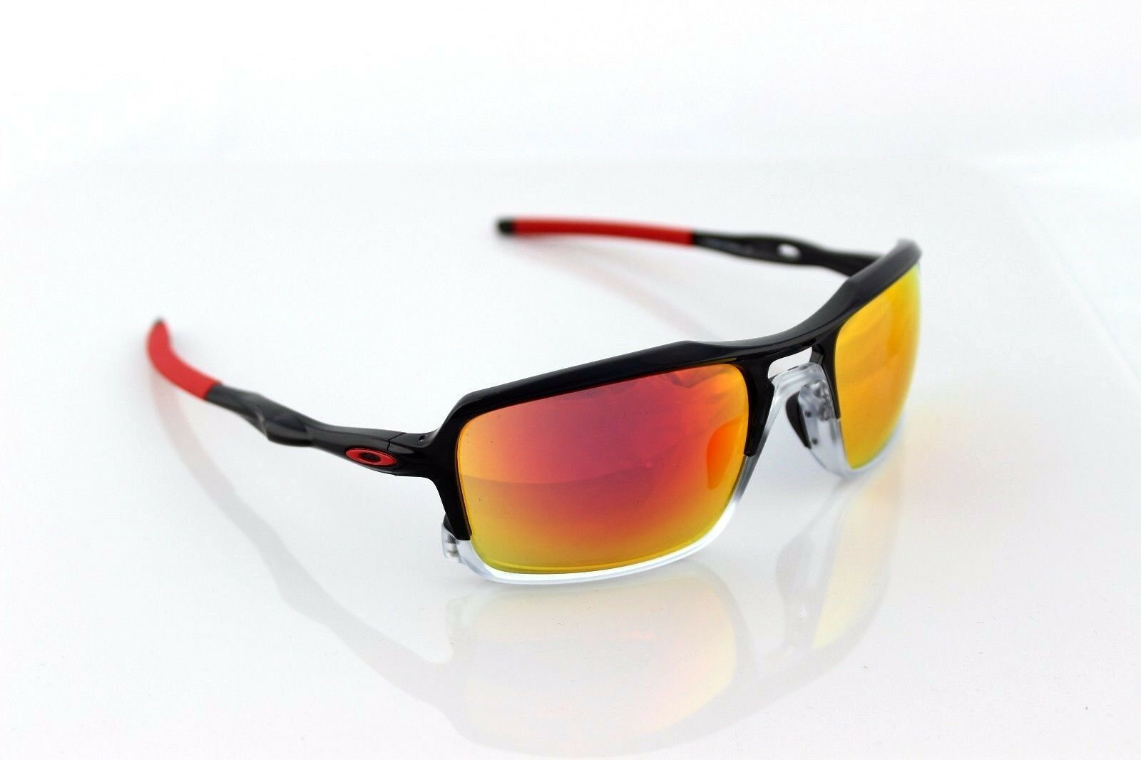 NEW Authentic OAKLEY TRIGGERMAN Black Ink Ruby Iridium Sunglasses OO 9266-10