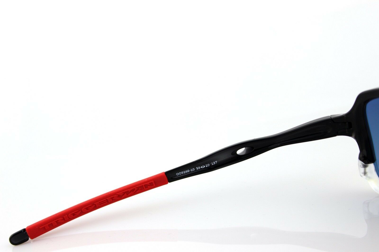 NEW Authentic OAKLEY TRIGGERMAN Black Ink Ruby Iridium Sunglasses OO 9266-10