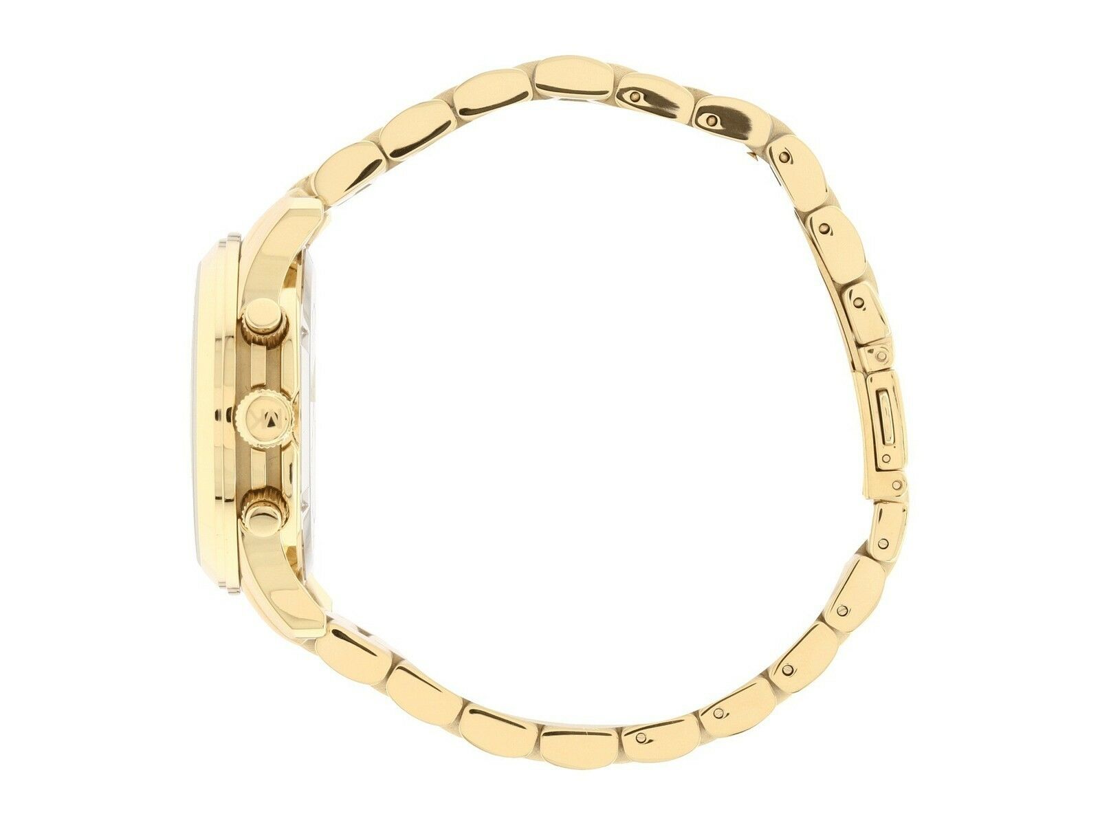 NEW Authentic Michael Kors Runway Stainless Steel Gold Ladies Wrist Watch MK5055