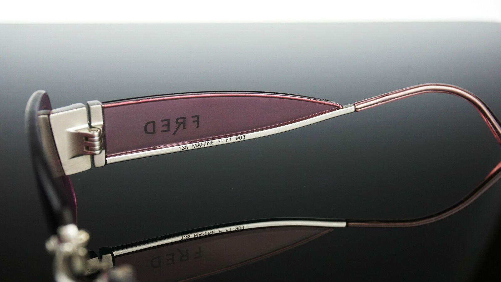 Fred Lunettes Palladium Plated Designer Marine Women's Sunglasses P F1 908 4