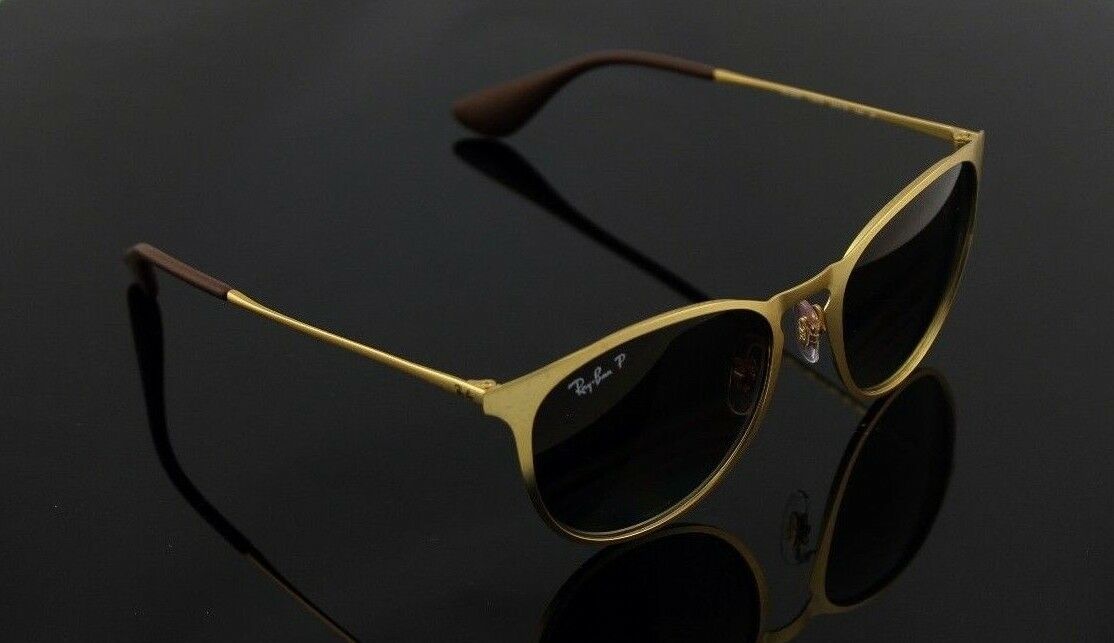 Ray-Ban Erika Metal Matte Gold Sunglasses RB3539 112/T5