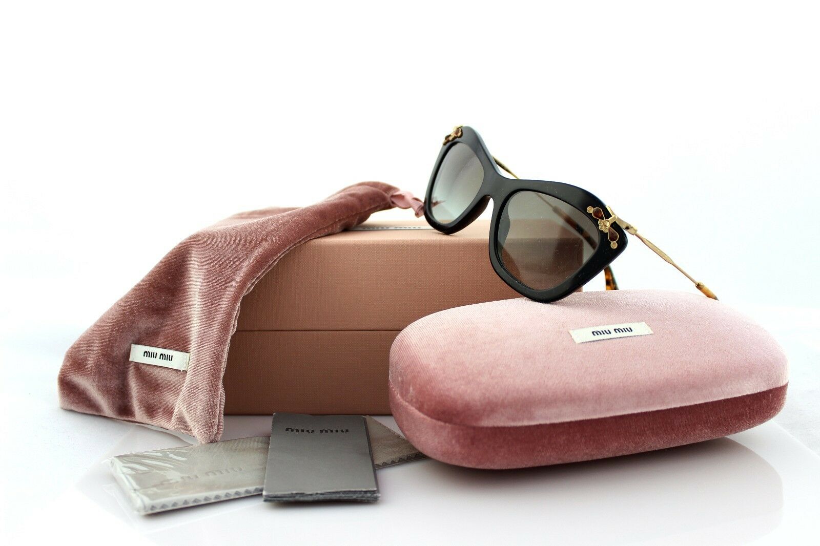 MIU MIU Women's Sunglasses SMU 03P 1AB-0A7 1