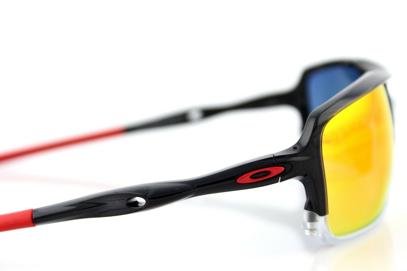 NEW Authentic OAKLEY TRIGGERMAN Black Ink Ruby Iridium Sunglasses OO 9266-10