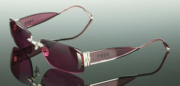 Fred Lunettes Palladium Plated Designer Marine Women's Sunglasses P F1 908