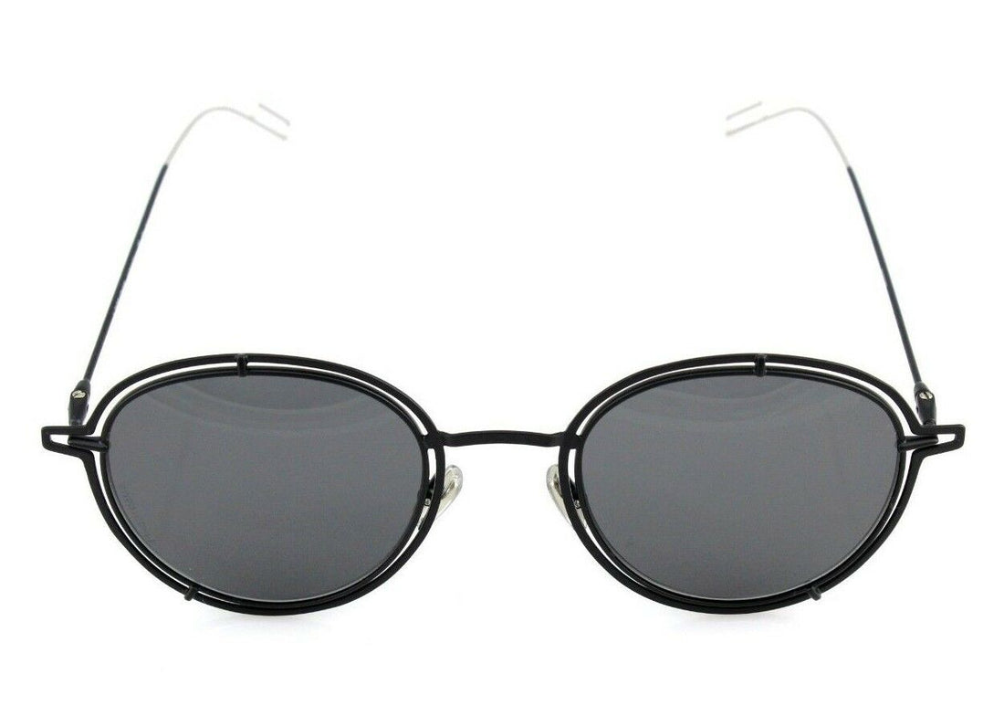 Christian DIOR Homme 0210S Black Round Sunglasses S8JY1