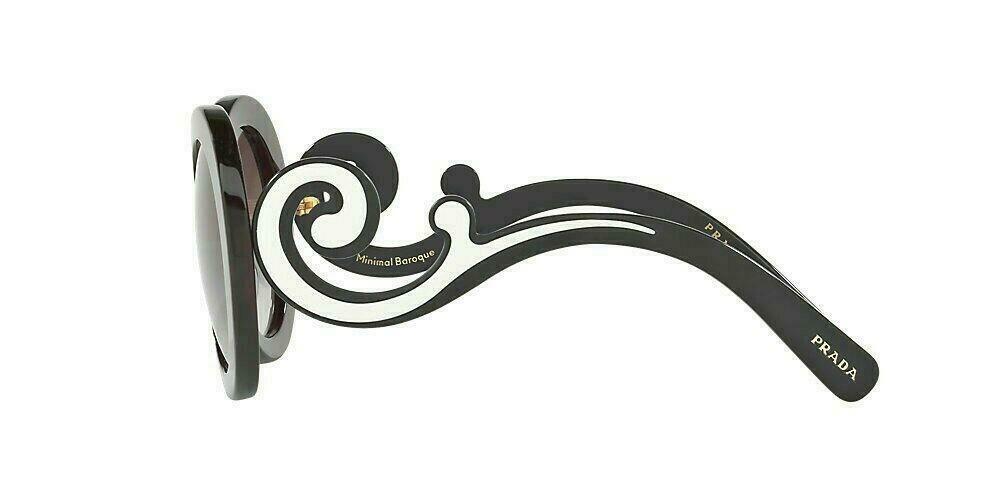 Prada Minimal Barouqe Women's Sunglasses SPR 08T 2AU0A7 PR 08TS 2