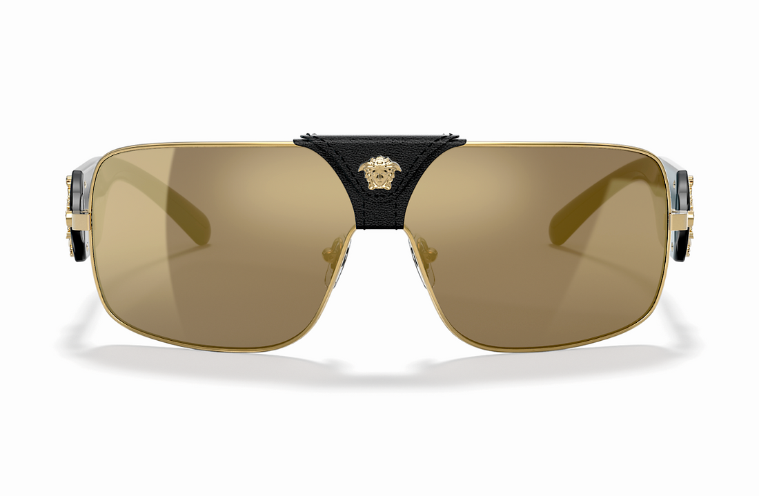 Versace Squared Baroque Unisex Sunglasses VE 2207Q 10025