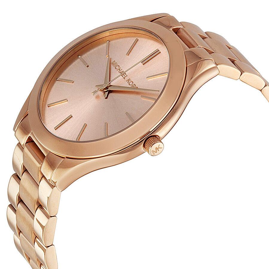 Michael Kors Slim Runway Rose Gold Tone Women's Watch MK3197