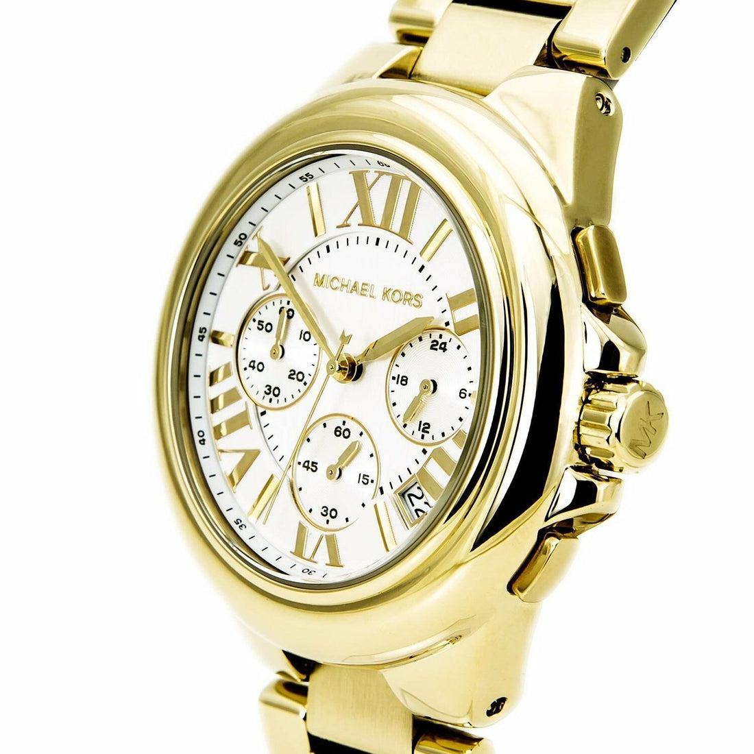 NEW Authentic Michael Kors Camille Gold Stainless Steel Ladies Watch Mk5635