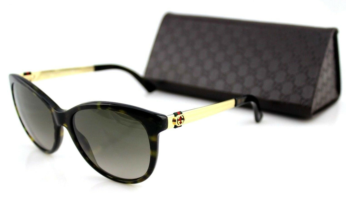 RARE NEW Genuine GUCCI Dark Havana Gold Brown Sunglasses GG 3784/S ANT HA