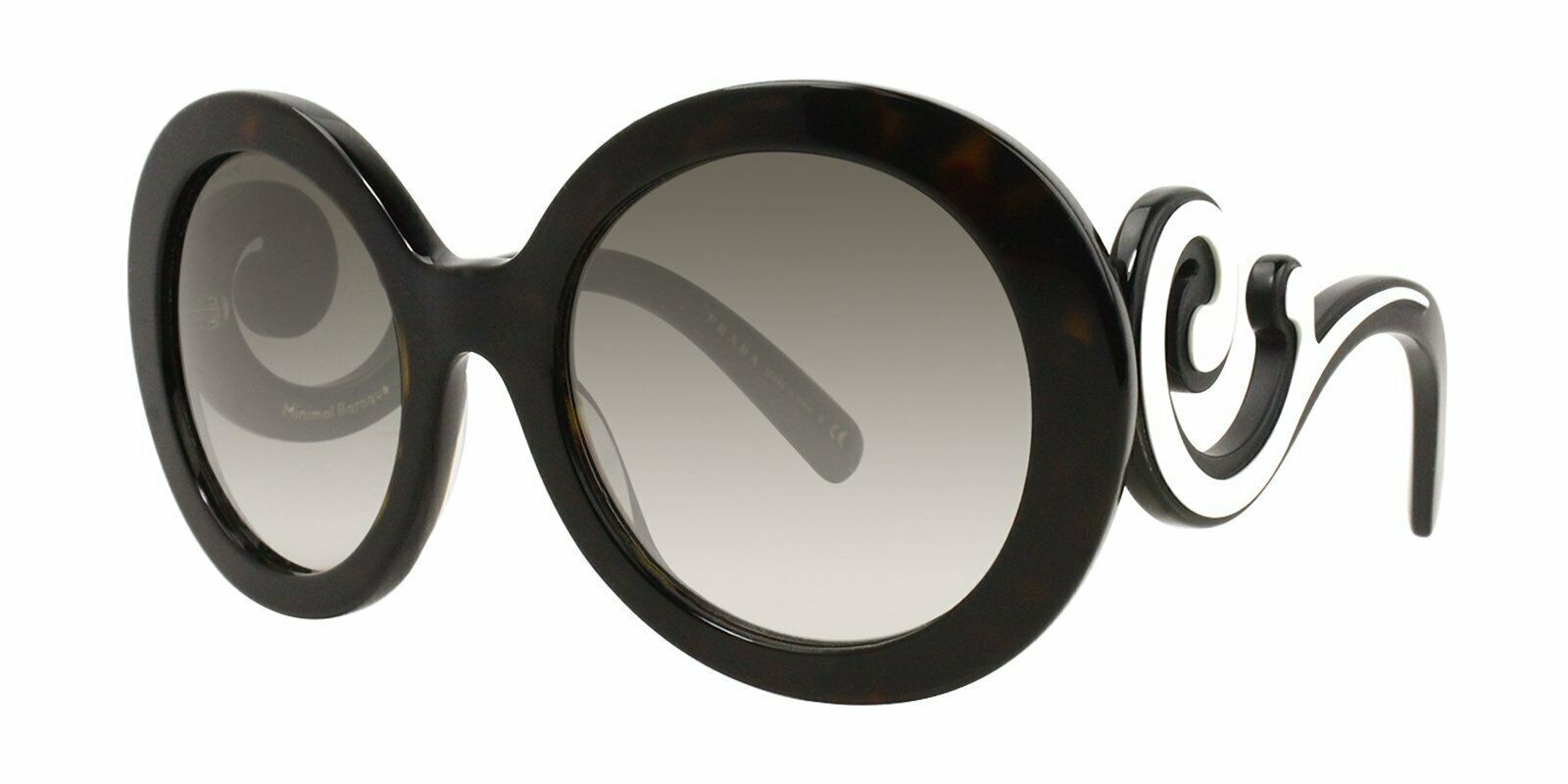 Prada Minimal Barouqe Women's Sunglasses SPR 08T 2AU0A7 PR 08TS 7