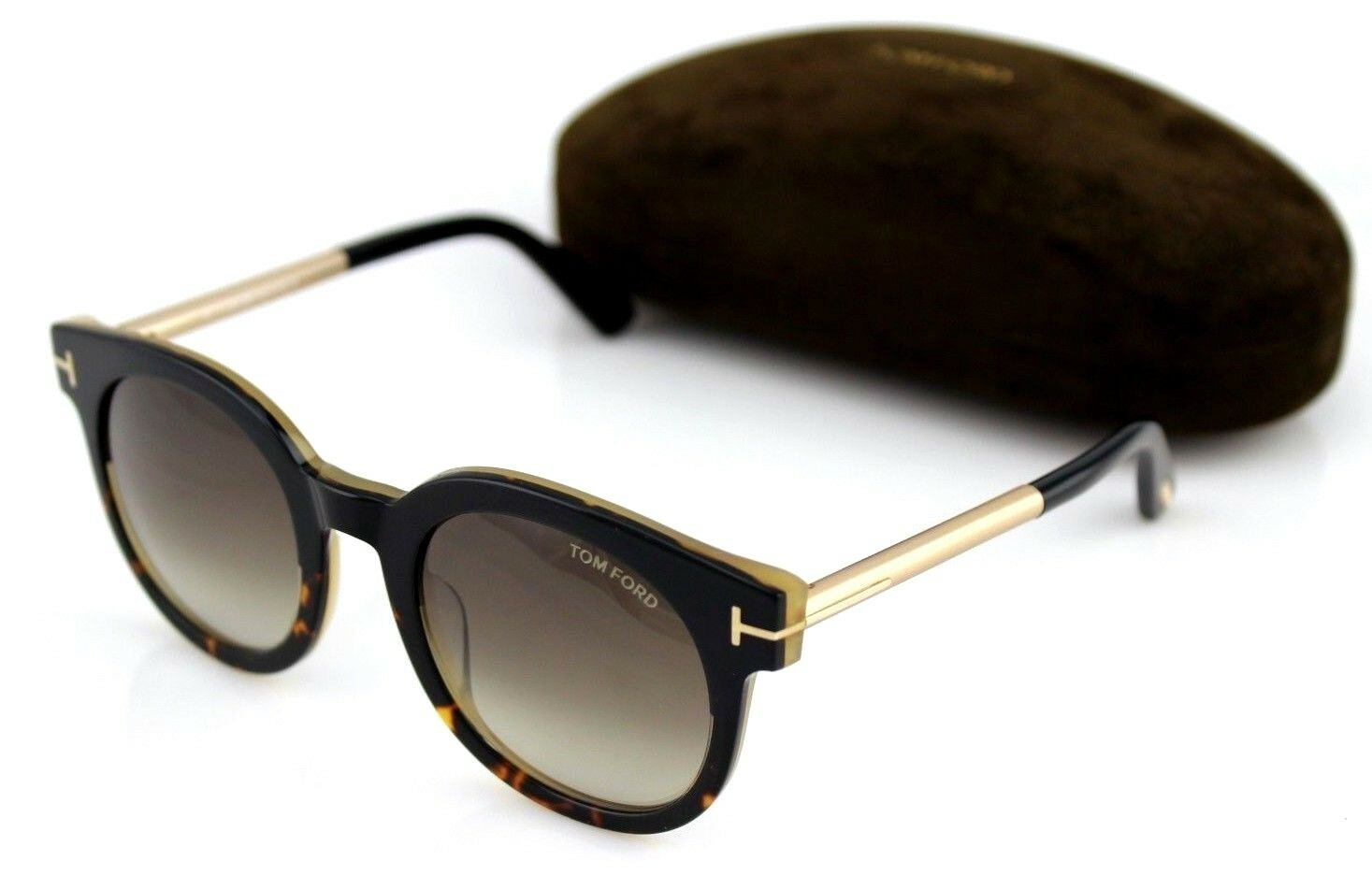 Tom Ford Janina Unisex Sunglasses TF 435 FT 0435 01K 9