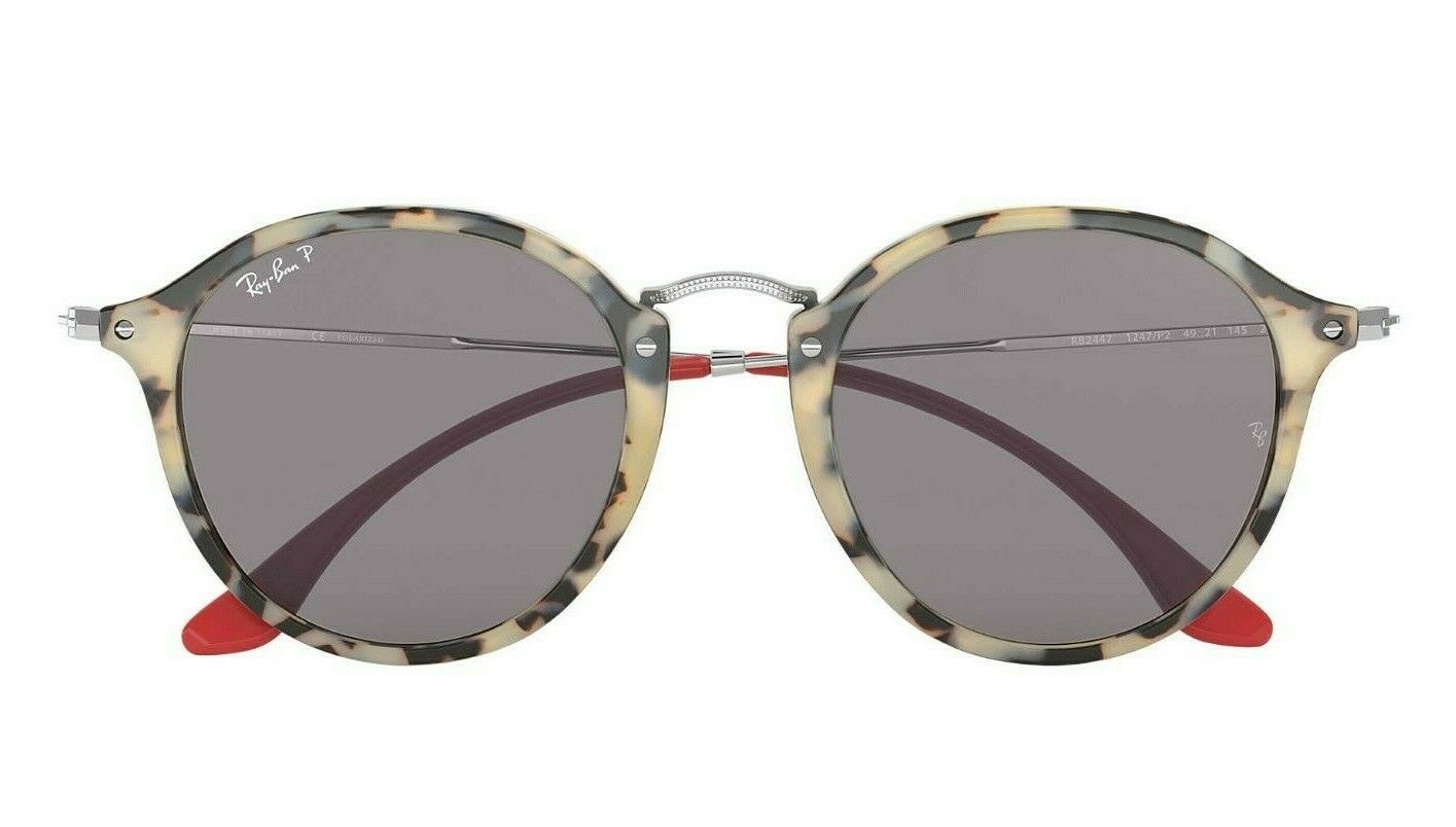 Ray-Ban Round Fleck Polarized Unisex Sunglasses RB2447 1247P2 6