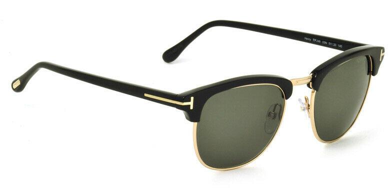 Tom Ford Henry Clubmaster 53 Bond 007 Unisex Sunglasses TF 248 FT 05N 11