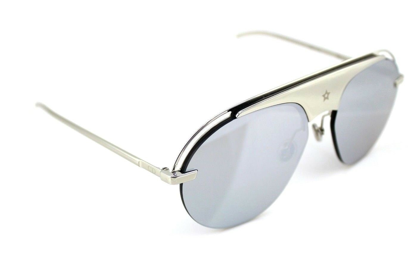 NEW Genuine Christian DIOR REVOLUTION 2 Silver Mirror Pilot Sunglasses 010 0T