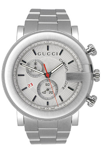 GUCCI G-Chrono 43mm White Dial Men's Watch YA101339